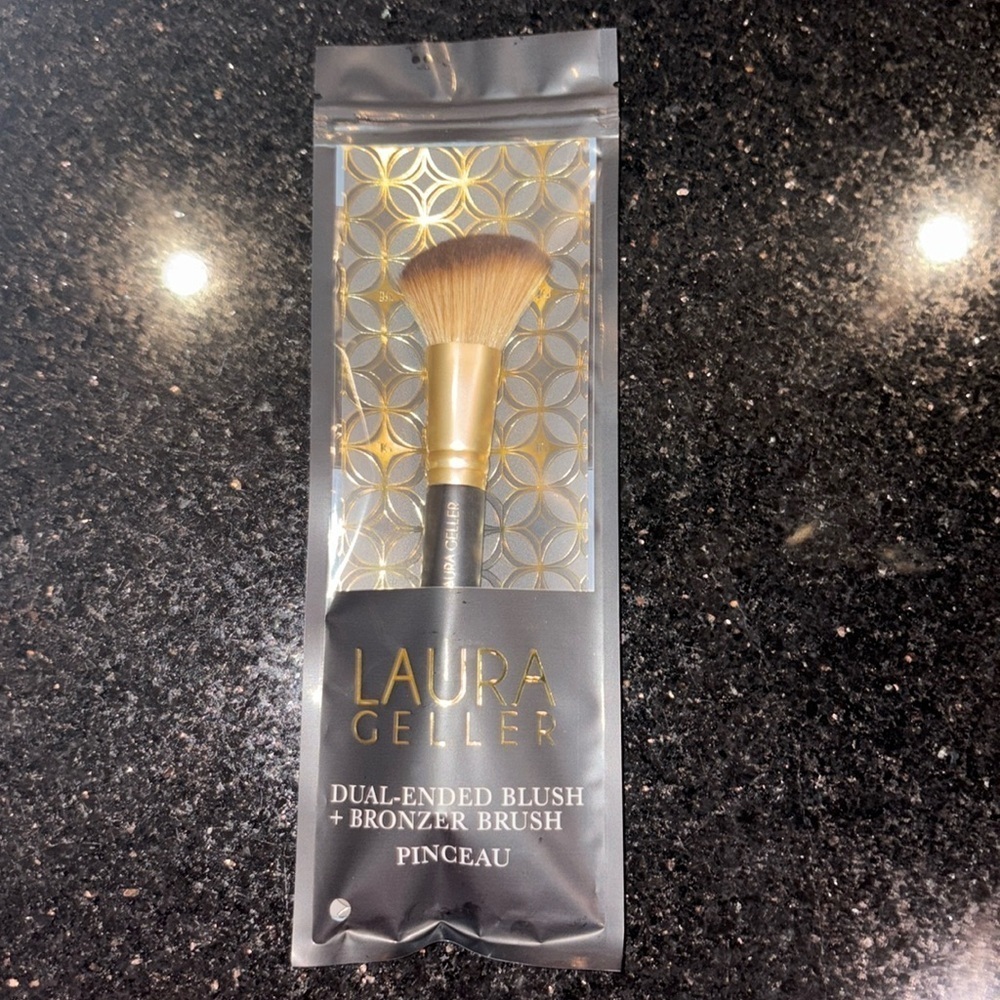 Laura Geller Dual-Ended Blush + Bronzer Makeup Brush NEW
